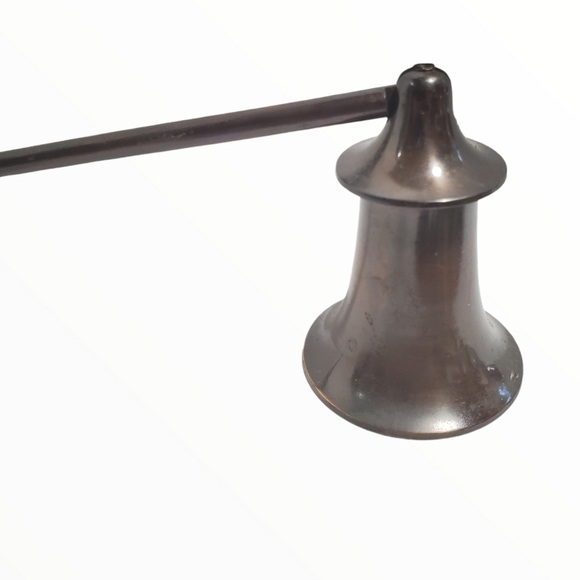 Vintage antique finish dark Metal candle snuffer Long handle - Picture 7 of 7
